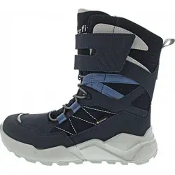 Superfit Rocket blau/hellgrau (8000) 39 - Wanderschuhe für Kinder, ideal bei Kälte und Schnee mit GORE-TEX Membran für optimale Wetterbeständigkeit und besten Halt durch praktischen Klettverschluss.
