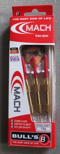 Bull's B Steeldart Bulls Mach Brass 19 g rot #003220 11949 von Bulls