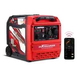 5500W Benzin generator Inverter Stromaggregat E-Start+Bluetooth Start+ ECO-Modus