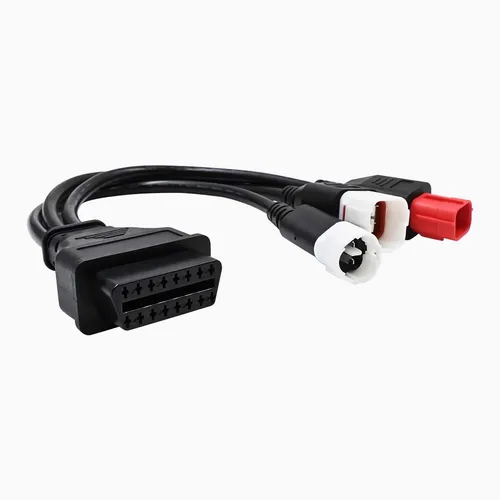 J58C Adapter für Motorrad Yamaha 3, 4 Pin and Honda 6 Pin zu OBD 2 Adapterkabel
