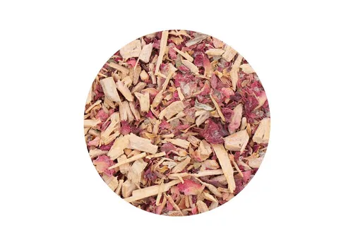 NKlaus 100g Rosenblütenweihrauch mit Sandelholz - Aromatische Räuchermischung aus 100g hochwertigem Rosenblütenweihrauch und Sandelholz, für ein entspannendes Ambiente und angenehmes Raumerlebnis.