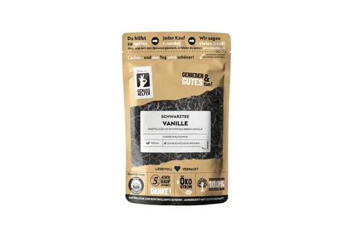 Bremer Gewürzhandel Tee Vanilletee, Schwarzteemischung, 100 g