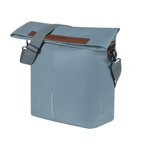 Basil Fahrradshopper Graphite Blue 30x18x49 cm - Fahrradtaschen mit optimaler Passform, langlebig und vielseitig einsetzbar – perfekt für den täglichen Einkauf oder Ausflüge mit dem Rad.