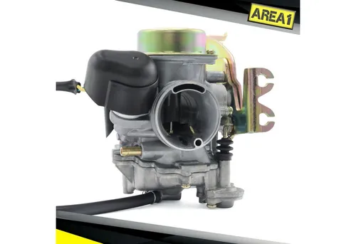 Area1 Ersatz Vergaser 30mm für 125-180ccm Motoren - Vergaseranlagen für Piaggio Motoren, inklusive elektrischen Choke und Hauptdüse für optimale Leistung und einfache Montage.
