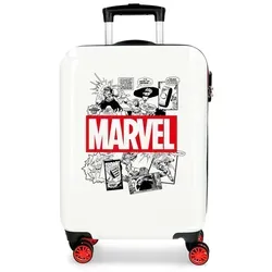 Marvel Avengers Comic Kabinenkoffer Weiß 40x55x20 cm in weiß von Disney
