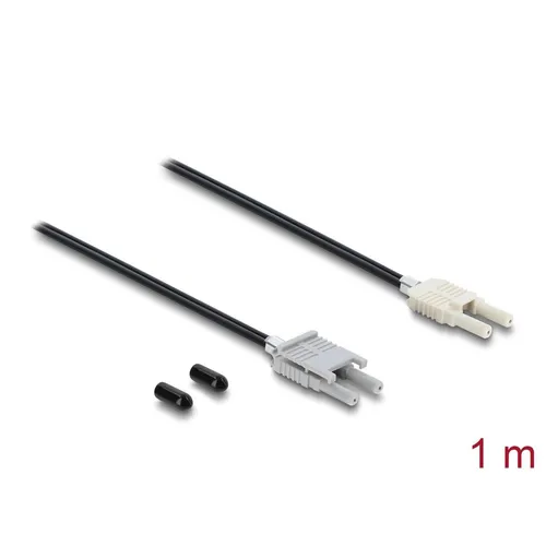Produktbild Delock LWL POF Kunststoff Kabel HFBR 4506-4516Z Duplex Stecker zu...