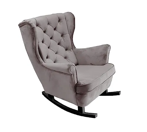 DomoHome Relaxsessel – Bequemer Armlehnen Fernsehsessel in Grey - Fernseh- & Relaxsessel mit hochwertigem Magic Velvet Stoff, belastbar bis 160 kg. Ideal für stilvolle Entspannung in jedem Wohnraum.