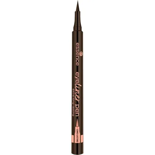 essence eyeliner pen extra long-lasting, Nr. 020, Braun, langanhaltend, definierend, farbintensiv, vegan, Nanopartikel frei, ohne Parfüm, ohne Alkohol, 1er Pack (1ml)
