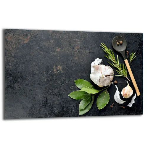 Herdabdeckplatte Ceranfeldabdeckung Spritzschutz Glas 80x52 Küche