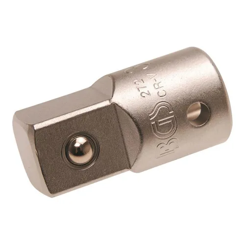 Adapter, matt verchromt, 20 (3/4) außen - 12,5 (1/2) innen