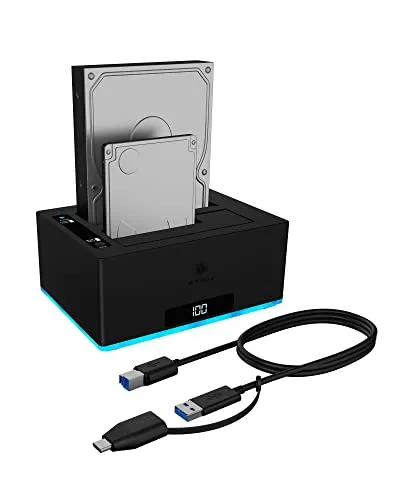 ICY Box USB 3.0 2-Fach Festplatten Docking Station für 2,5