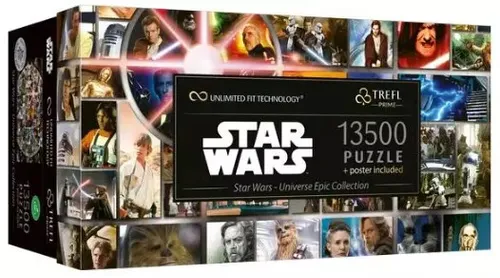 Trefl 81036 Prime-Puzzle UFT: Star Wars - 13.500 Teile, unregelmäßige Formen und FSC-zertifizierter Karton für ein einzigartiges Spielerlebnis