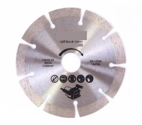 Diamant-Trennscheibe 125 mm für Winkelschleifer Universal Diamanttrennscheibe