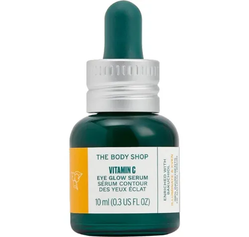 The Body Shop Vitamin C Augen-Glow-Serum - 10 ml - Seren für die Augen mit aufhellender Wirkung, sorgt für einen strahlenden Blick und frisches Aussehen.