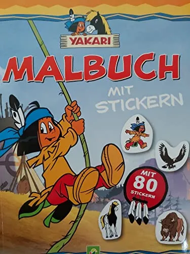 YAKARI Malbuch mit Stickern