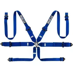 Sparco 6-Punkt-Gurt Blau