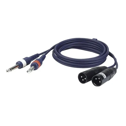 DAP Audio FL44 - 2 unbal. Jack mono L/R > 2 XLR/M 3 p.