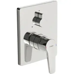 Hansa Wannenarmatur Hansapolo 80623093 - Armaturen mit Sicherungseinrichtung für sicheren Wannenbetrieb, einfache Montage mit BLUECLICK und druckunabhängiger Funktion für mehr Komfort.