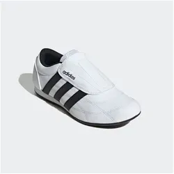 adidas TEKWEN Sneaker Damen - ftwr white/core black, Größe 41 1/3 - Stylische Slip On-Sneaker im Tennis-Style mit dämpfender EVA-Zwischensohle und atmungsaktivem Mesh für ultimativen Komfort und modernes Design.
