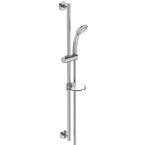 Ideal Standard Brausekombination Idealrain 900mm - 3-Funktionshandbrause - Heizung & Sanitär: Hochwertige 3-Funktionshandbrause mit 80mm Durchmesser für ein individuelles Duscherlebnis in edlem Chrom.