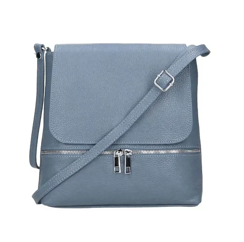 ITALYSHOP24 Schultertasche Made in Italy Damen Leder Tasche Messenger, Handtasche Crossbody Umhängetasche Shopper CrossOver Tablet