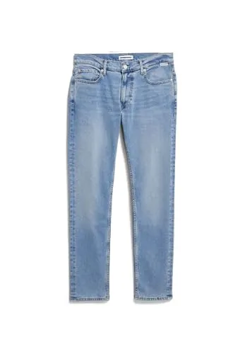 ARMEDANGELS Herren Slim Jeans Seashore – Nachhaltiger Komfort - Hochwertige Slim Fit Jeans aus recyceltem Baumwollmix und TENCEL für angenehmen Tragekomfort. Ideal für umweltbewusste Mode. GRS-zertifiziert.