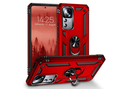 Tec-Expert Handyhülle Outdoor Cover Hülle für Xiaomi 12T / 12T Pro 6.67 Zoll, 6.67, Premium Hülle aus verstärktem Polycarbonat