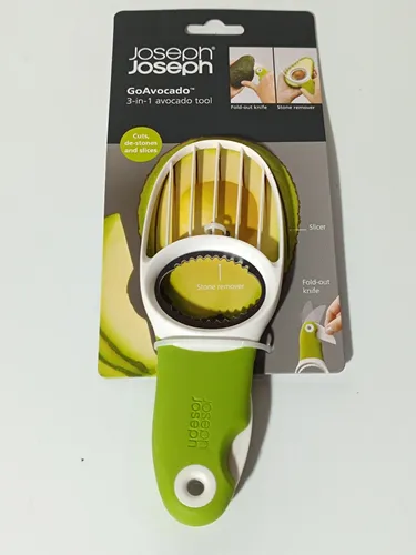 Produktbild Joseph Joseph Avocado-Schneider 3in1 grün Kunststoff