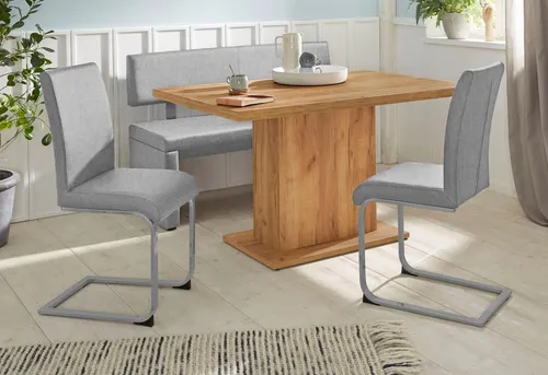 OTTO home Sitzbank Charissa, mit Lehne, Breite 140, 160 oder 180 cm