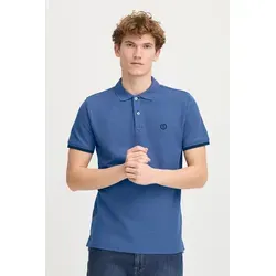 !Solid Poloshirt SDBenjaminPolo – Sportliches Herrenpoloshirt mit verlängerter Rückenpartie - Herren-Shirts in Faded Blue Melange, ideal für sportliche Looks. Das Poloshirt bietet eine bequeme Passform und ist pflegeleicht bei Maschinenwäsche.