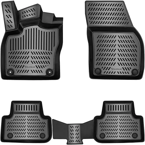 ELMASLINE 3D Gummimatten Set für OPEL Corsa E 2014-2019 - Hochwertige Fußmatten mit extra hohem Rand (4-5cm) für optimalen Rundumschutz. Perfekte Passform, strapazierfähig und pflegeleicht – ideal für den Innenraum Ihres OPEL Corsa E.