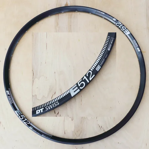 DT Swiss E 512 27.5 Zoll Felge - Fahrrad-Laufräder, extrem widerstandsfähige Aluminiumlegierung für höchste Präzision und optimale Performance auf anspruchsvollen Trails.