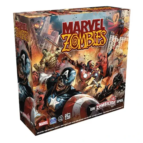 Marvel Zombies - Eigenständiges Zombicide-Spiel - Gesellschaftsspiel für 2-5 Spieler, ab 17 Jahren. Erlebe spannende Abenteuer im Marvel Universe mit einzigartigen Zombie-Charakteren. Perfekt für Fans und Brettspiel-Liebhaber!