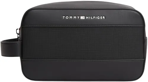 Tommy Hilfiger TH Foundation Washbag in schwarz von Tommy Hilfiger