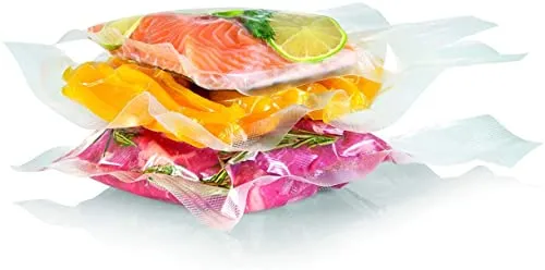 SEVERIN Vakuumbeutel 20x30cm, 50+5 Stück, für Folienschweißgeräte und Vakuumierer, durch Vakuum bis 8x länger frisch Tiefkühlen ohne Gefrierbrand, Transparent, passend zu FS 3601, 3610, 3628, ZB 3614