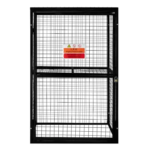 Klappbare Gasflaschenlagerung | 184 x 116 x 57cm von Monster Shop