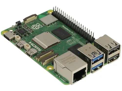 Raspberry Pi 5 - 8GB RAM, leistungsstarker Mini-Computer mit Dualband-WLAN und beeindruckender Bildqualität durch zwei microHDMI-Anschlüsse
