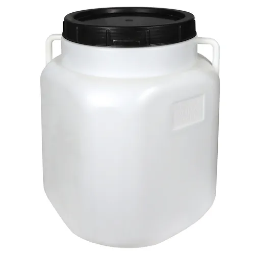 Fass quadratisch mit Deckel 20l - lebensmittelecht für Camping und Lagerung - Wasserspeicher & Regentonnen, platzsparender Wassertank mit 20 L Fassungsvermögen, ideal für Camping und Lebensmittelaufbewahrung.