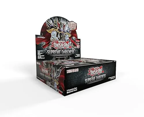 Yugioh! Supreme Darkness 24 Booster Display - DEUTSCH NEU OVP - TCG OVP Displays, 1. Auflage mit 24 Boostern für spannende Duelle, ideal für Sammler und Spieler!