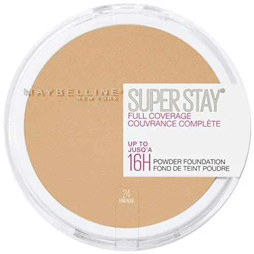Maybelline New York Super Stay Full Coverage 16H Powder Foundation Nr. 24 Fair Nude, 9 g