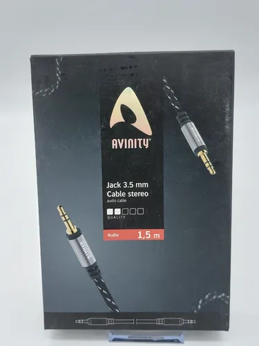 Avinity 3,5mm Klinke auf Klinke-Kabel 1,5 m vergoldete Stecker KK3