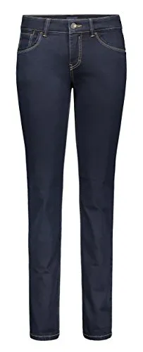 MAC Jeans Damen Carrie Pipe Jeans, Blau (Dark D801), W44/L28