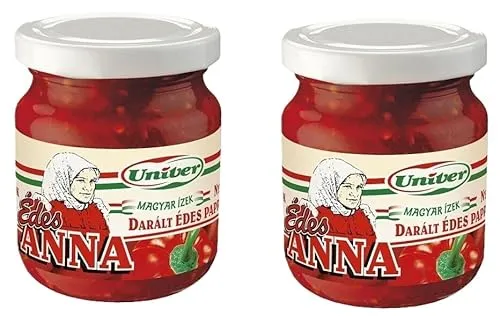 Paprikapaste mild Edes Anna SPARPAKET Paprika Gewürzcreme Univer aus Ungarn (400g / 2x200g)