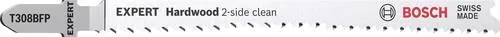 Bosch Accessories 2608900547 EXPERT 'Hardwood 2-side clean' T 308 BFP Stichsägeblatt, 3 Stück 3St.