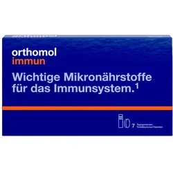 Orthomol Immun Trinkfläschchen/Tabletten - Nahrungsergänzungsmittel zur Stärkung des Immunsystems, besonders nach Chemotherapie, mit einer einzigartigen Kombination aus antioxidativen Vitaminen und Mikronährstoffen.