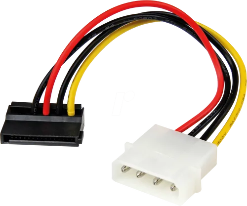 ST SATAPOWADPL - LP4 auf 15-pin SATA, 15 cm, gewinkelt