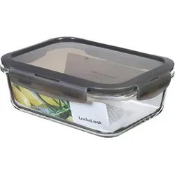 LocknLock Euro Backglasbehälter Rechteckig 1,0l - Grauer Deckel