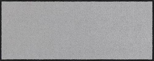 Salonloewe Fußmatte 040X100 cm Silbergrau - Hochwertige Schmutzfangmatte aus 100% Polyamid, pflegeleicht und rutschfest, ideal für Innen- und Außenbereiche. Waschbar bis 60 Grad für langanhaltende Sauberkeit.
