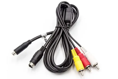 vhbw TV-Kabel, passend für Sony DCR-DVD202, DCR-DVD202E, DCR-DVD203, DCR-DVD203E Kamera