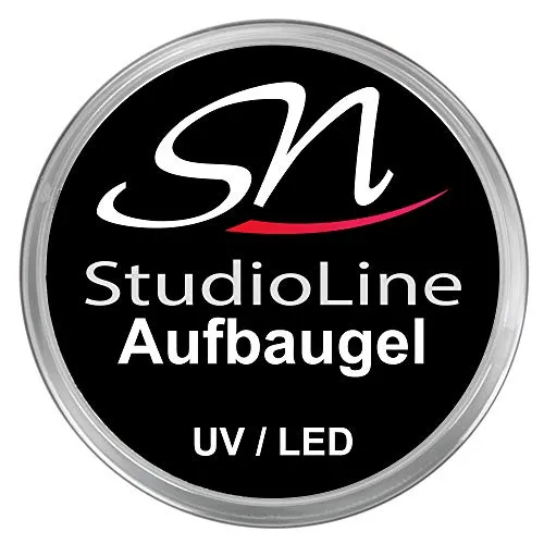 SN Nageldesign Aufbaugel für Gelnägel dickviskos Builder Gel UV Gel und LED Nagelgel klar clar Nägel 15 ml